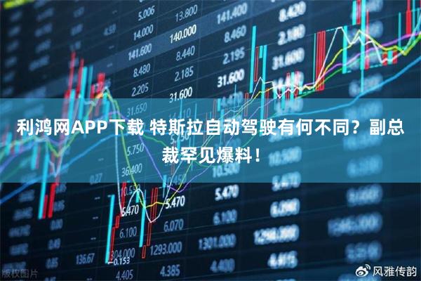 利鸿网APP下载 特斯拉自动驾驶有何不同？副总裁罕见爆料！